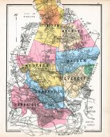 Stoneham, Melrose 5, Medford 8, Malden 2, Everett 6, Somerville 3, Cambridge 1, Middlesex County 1889